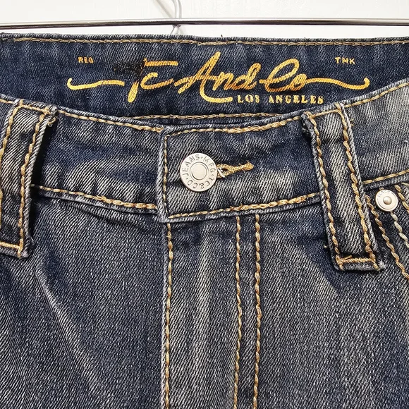 NWOT TC Men's Straight Fit Jeans - Faded Blue - Picture 2 of 7